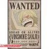 Affiche Wanted Sanji - New World Prime -Ventes de produits Saint Seiya affiche wanted sanji new world prime