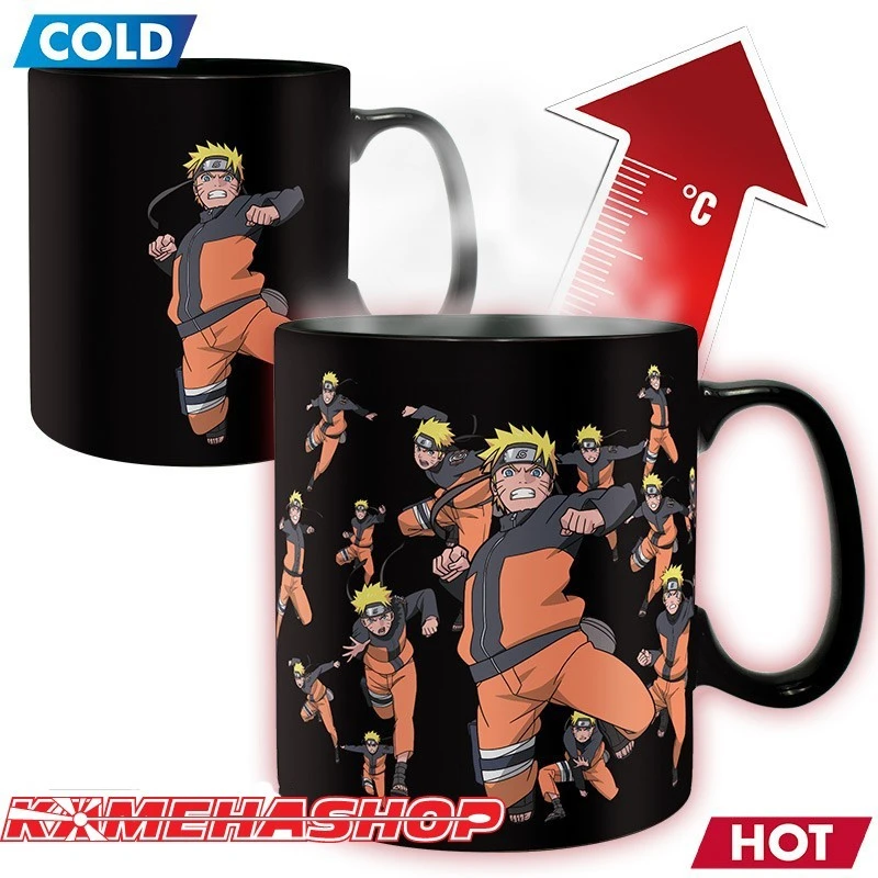 Mug Thermoréactif Naruto Multi-Clonage 3 Mug Thermoréactif Naruto Multi-Clonage