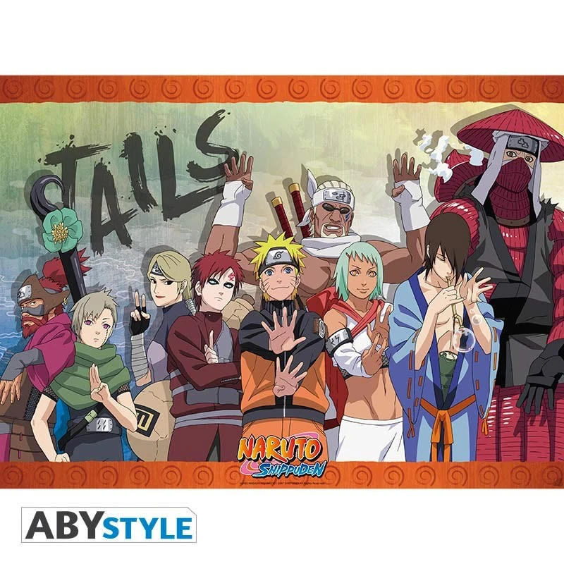 Naruto Shippuden - Poster Naruto Tails Team 3 Naruto Shippuden - Poster Naruto Tails Team